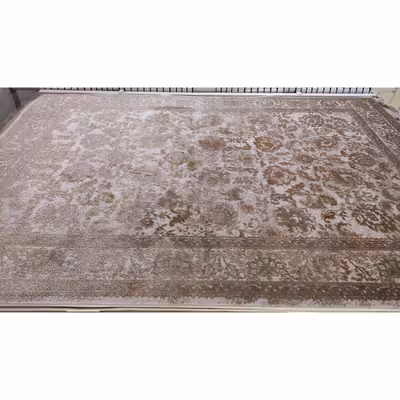 فرش ماشینی زمرد مشهد طرح پتینه مدل 2115