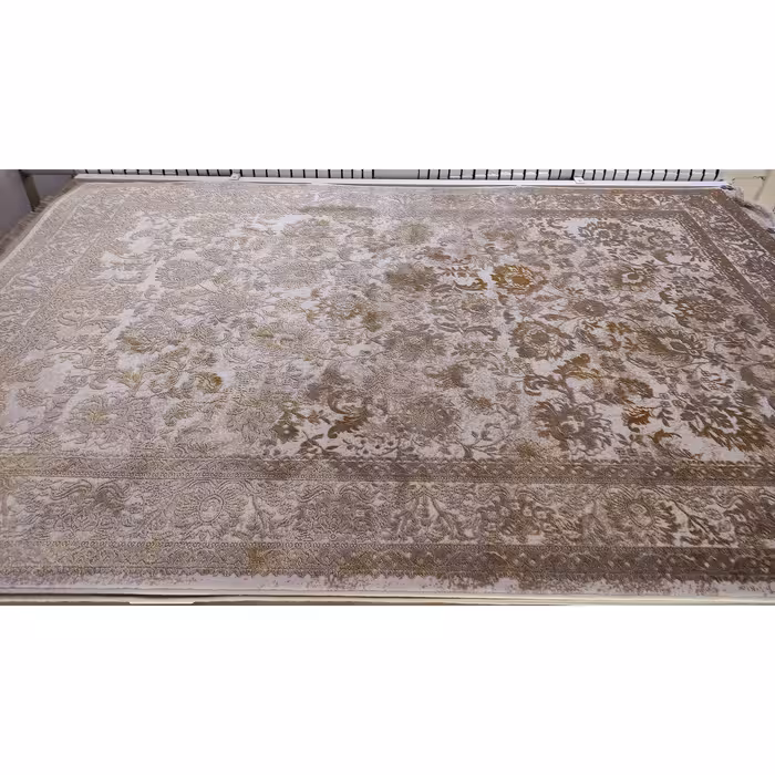 فرش ماشینی زمرد مشهد طرح پتینه مدل 2115