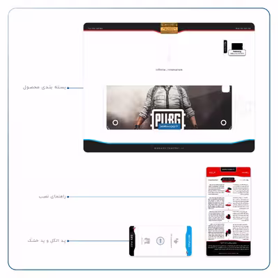 برچسب پوششی ماهوت مدل Pubg-Game مناسب برای تبلت سامسونگ Galaxy Tab A 9.7 2015 T550
