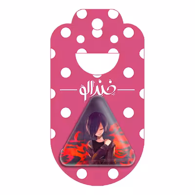 پیکسل خندالو طرح توکا کریشیما انیمه توکیو غول مدل مثلثی کد 11894