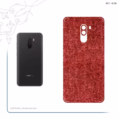 برچسب پوششی ماهوت مدل Fabric Texture 4 مناسب برای گوشی موبایل شیائومی POCOPHONE F1