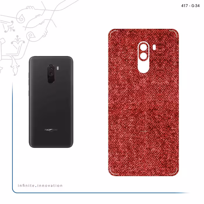 برچسب پوششی ماهوت مدل Fabric Texture 4 مناسب برای گوشی موبایل شیائومی POCOPHONE F1