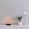 چراغ رومیزی ریموت دار مدل WAVE-GL_ORG-GLASS