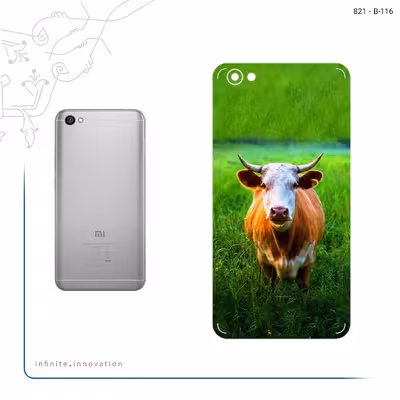 برچسب پوششی ماهوت مدل Cow مناسب برای گوشی موبایل شیائومی Redmi Note 5A