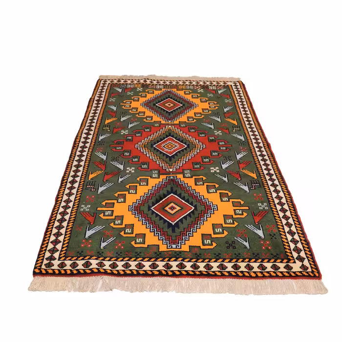 فرش دستباف دو و نیم متری مدل خراسان کد 4010832