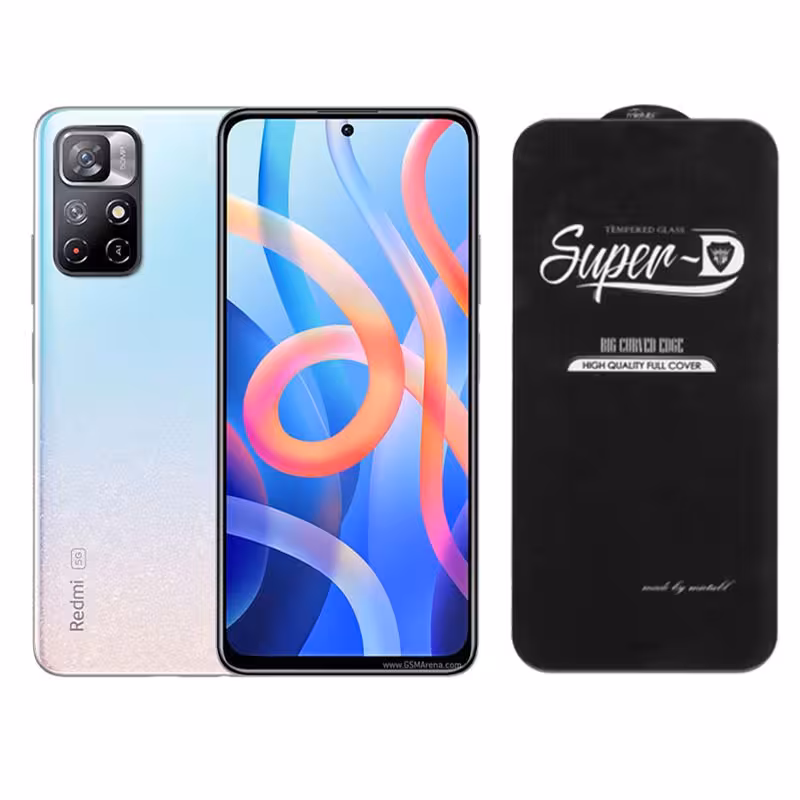 گلس گوشی شیائومی Xiaomi Redmi Note 11T 5G مدل Super-D