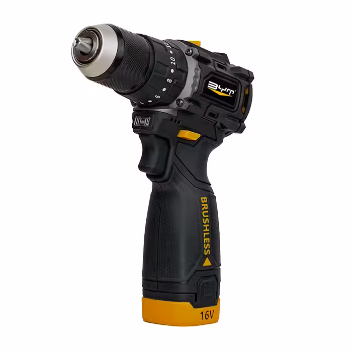 دریل پیچ‌گوشتی شارژی 16 ولت براشلس BYT مدل 1216-8