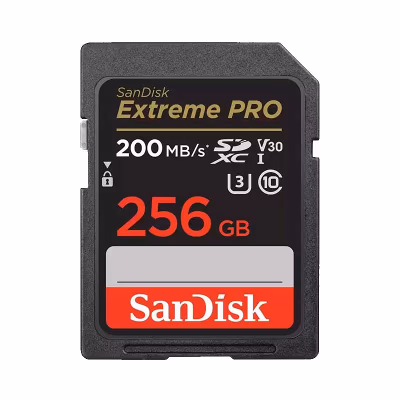 کارت حافظه 256 گیگابایت سندیسک SanDisk SD 256GB Extreme PRO SDHC 200MB/s Class 1 lmk