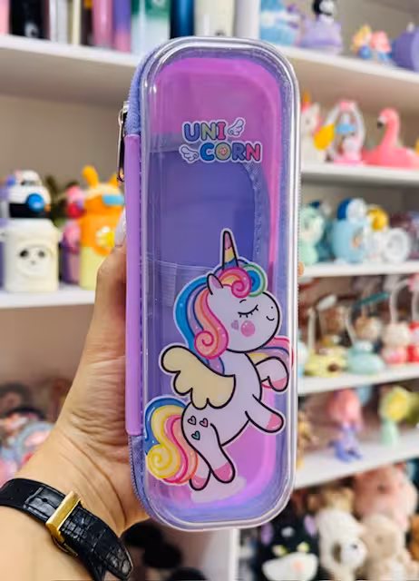 جامدادی کتابی طلقی طرح یونیکورن 2