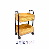 جا پیاز چوب حصیری 2طبقهUN-2965