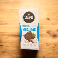 تبلت شکلات تلخ تخته‌ای بدون شکر واول با مغزهای نارگیل