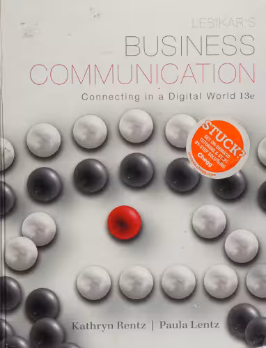 خرید و دانلود نسخه کامل کتاب Lesikar&#039;s business communication: connecting in a digital