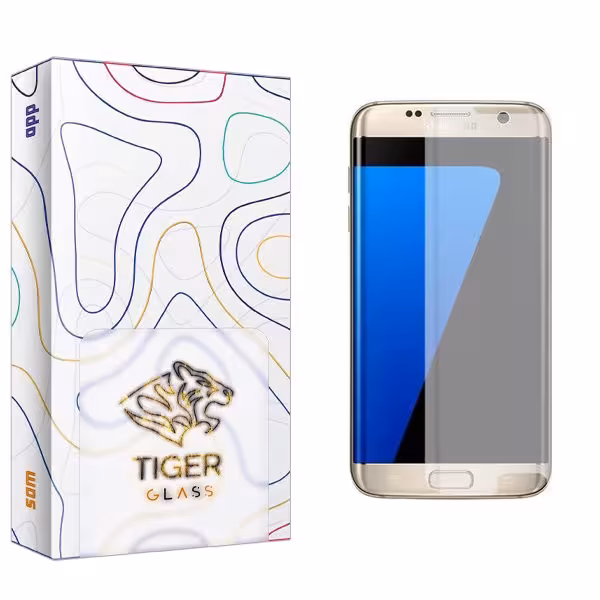 محافظ صفحه نمایش تایگر گلس مدل APL2 UV_NEW مناسب برای گوشی موبایل سامسونگ Galaxy S7 Edge