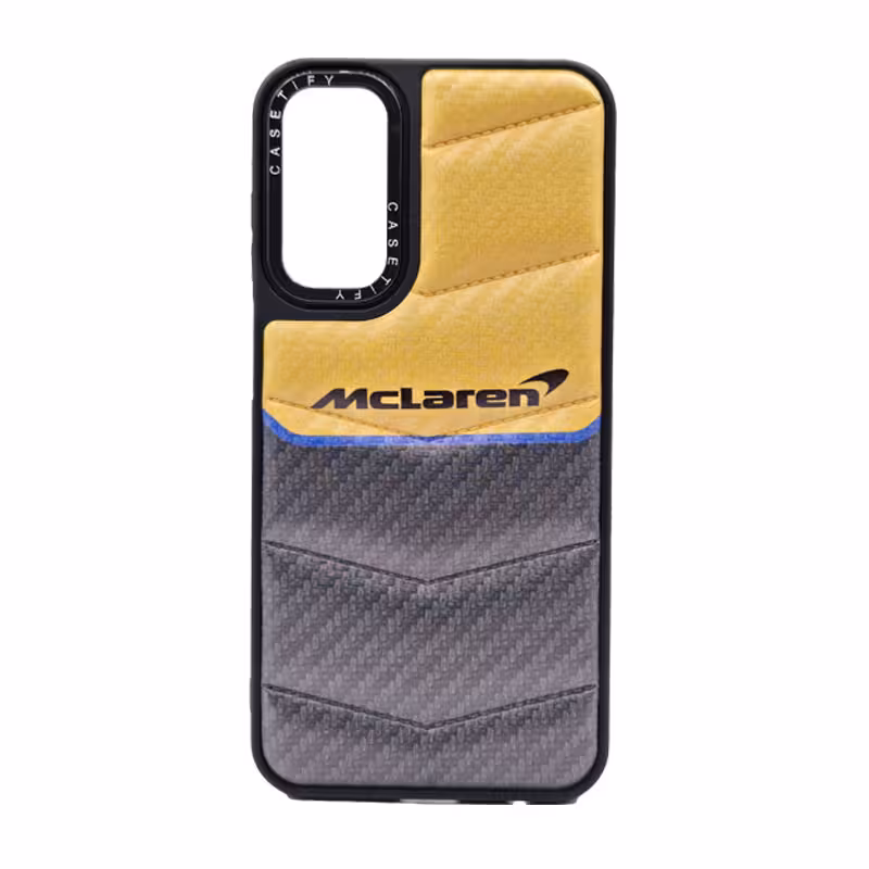 قاب پافری چرمی طرح مک لارن 2 S23 گلکسی سامسونگ