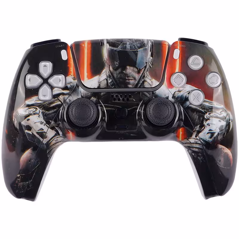 دسته بازی بی سیم طرح پلی استیشن P4-Plus T29 Call of Duty Black Ops III PS4 / PC 5