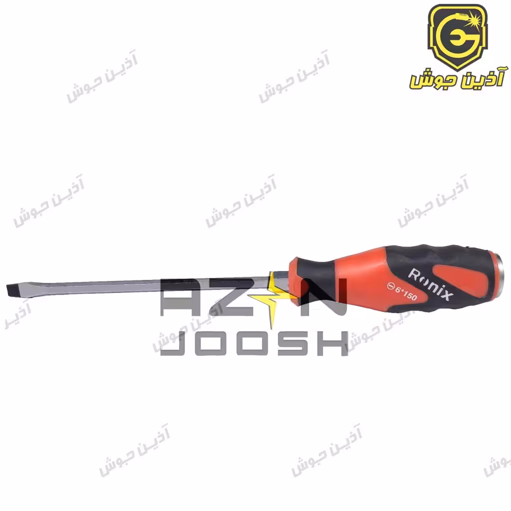 پیچ گوشتی دوسو ضربه خور 150*6 دسته TPR رونیکس Ronix مدل RH-2968