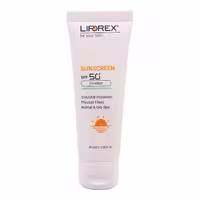 کرم ضد آفتاب لیپورکس  بی رنگ مناسب پوست نرمال و چرب SPF50
