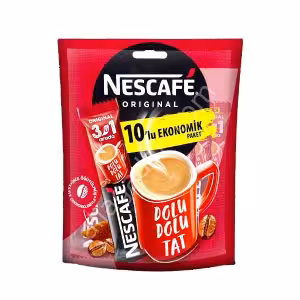 قهوه فوری کافی میکس نسکافه شیری 3 در 1 بسته 10 عددی