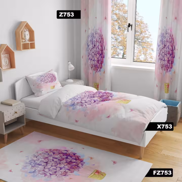 روتختی طرح گل بهاری کد 753