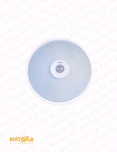 چراغ سقفی سنسوردار شیشه و فلز ماتو