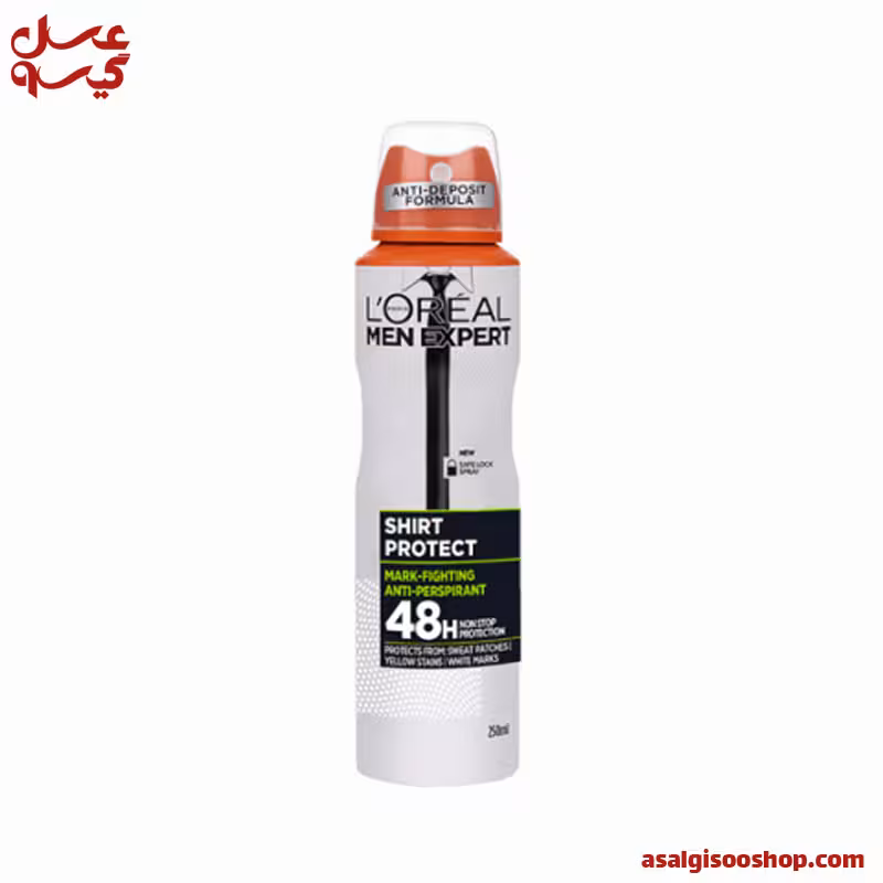 اسپری ضد تعریق مردانه لورآل سری Men Expert مدل Shirt Protect| کد 2911