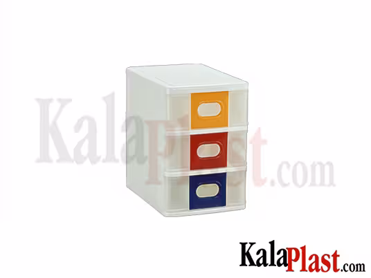 مینی فایل 3 طبقه ناصر پلاستیک کد 1430