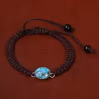 دستبند فیروزه زنانه کد 30506 - جواهری مشاهیر