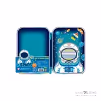 جامدادی تک زیپ هارد باکس وست فضانورد کدU2109A-1