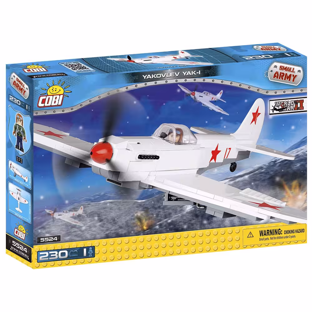 هواپیما جنگنده ساختنی کوبی مدل Yakovlev Yak-1 کد 5524