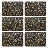 زیربشقابی طرح کلاسیک کد 8814 بسته 6 عددی | کالا مکس