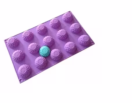 قالب سیلیکونی نیم کره گل