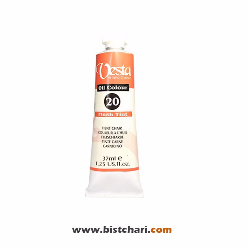 رنگ روغن رنگ Flesh tint کد 20 برند وستا Vesta