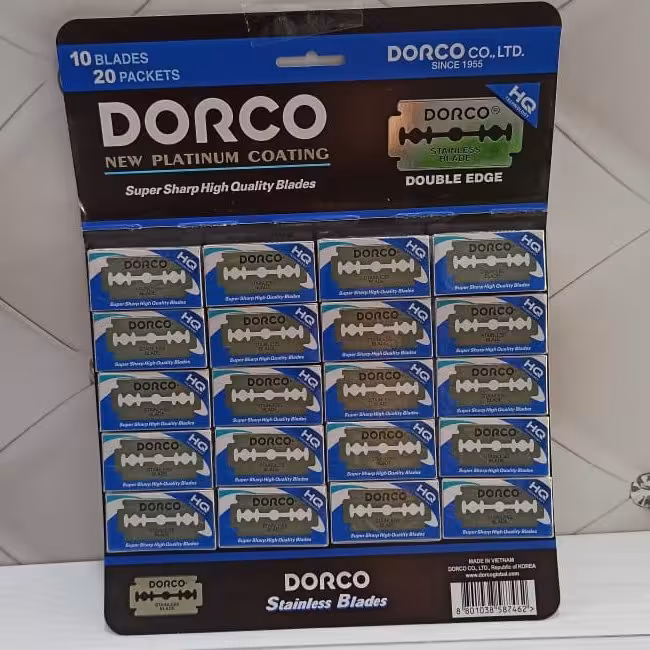تیغ سنتی دورکو بسته 20 عددی