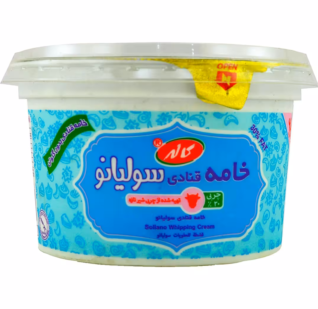 خامه‌ قنادی سولیانو کاله (450گرم)