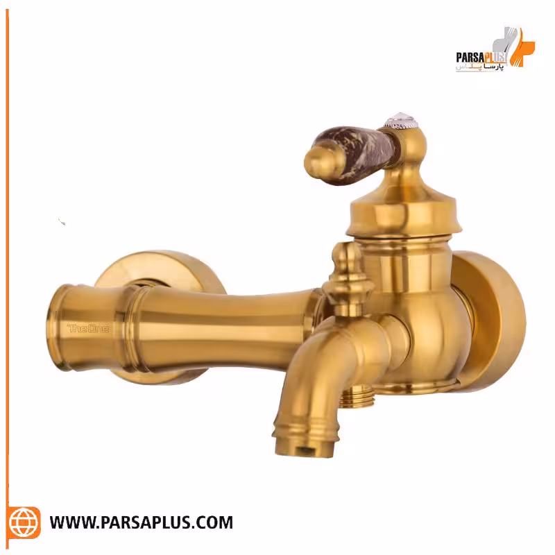 شیر دوش دوان مدل کلور طلایی مات