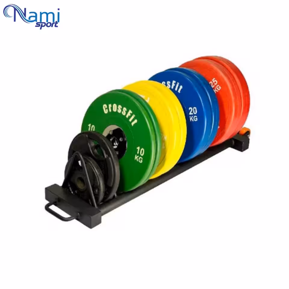 رک صفحه هالتر افقی Horizontal barbell plate rack