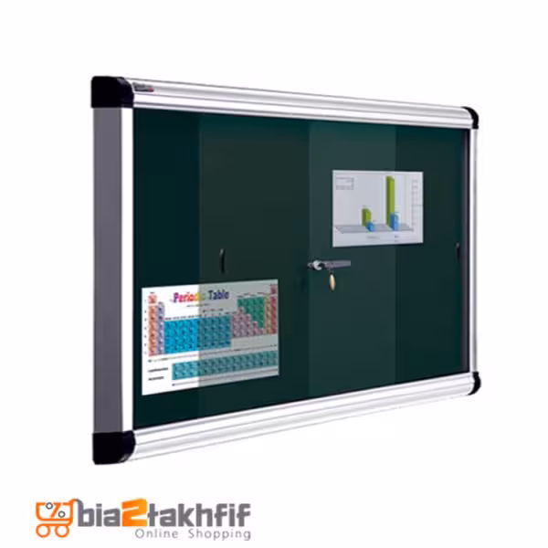 تابلو اعلانات شیشه ای شیدکو 100x80