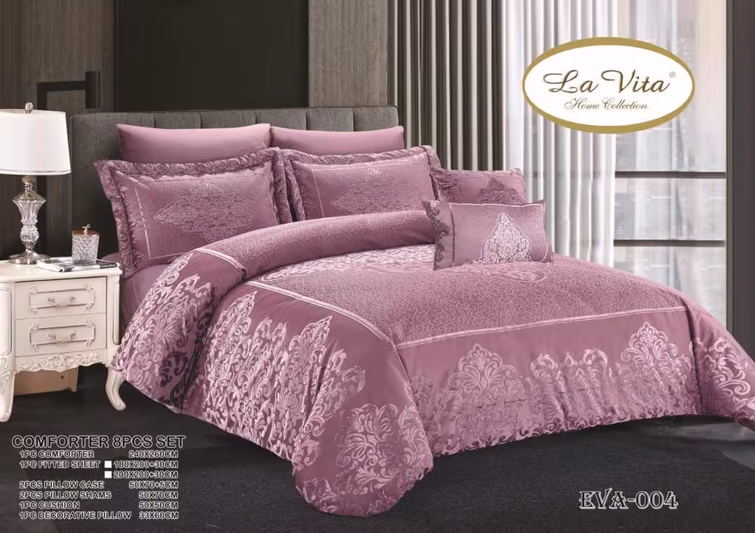 سرویس لحاف روتختی 2 نفره ترک برند لاویتا مدل EVA کد 004