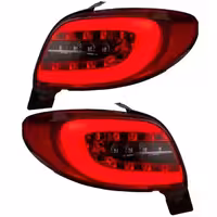 چراغ عقب اسپرت پژو 207 (چپ و راست) قرمز دودی