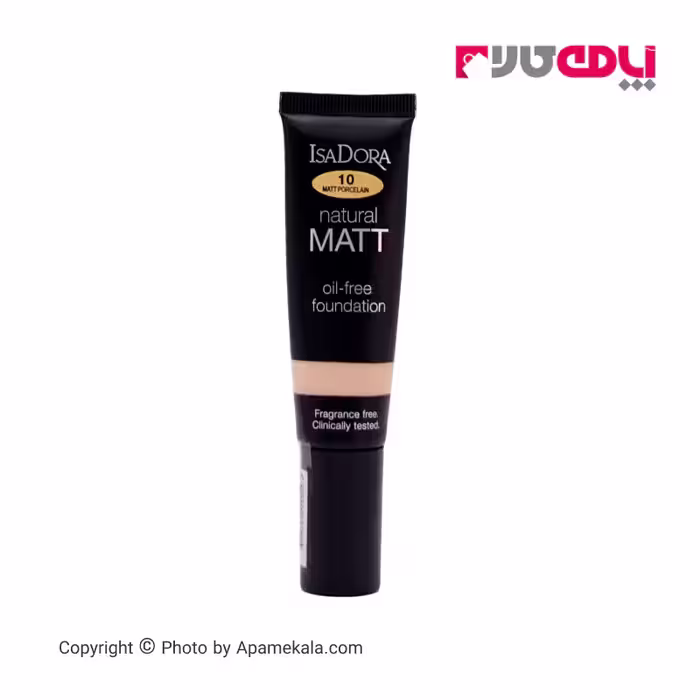 کرم پودر ایزادورا مدل natural matt oil free شماره 10