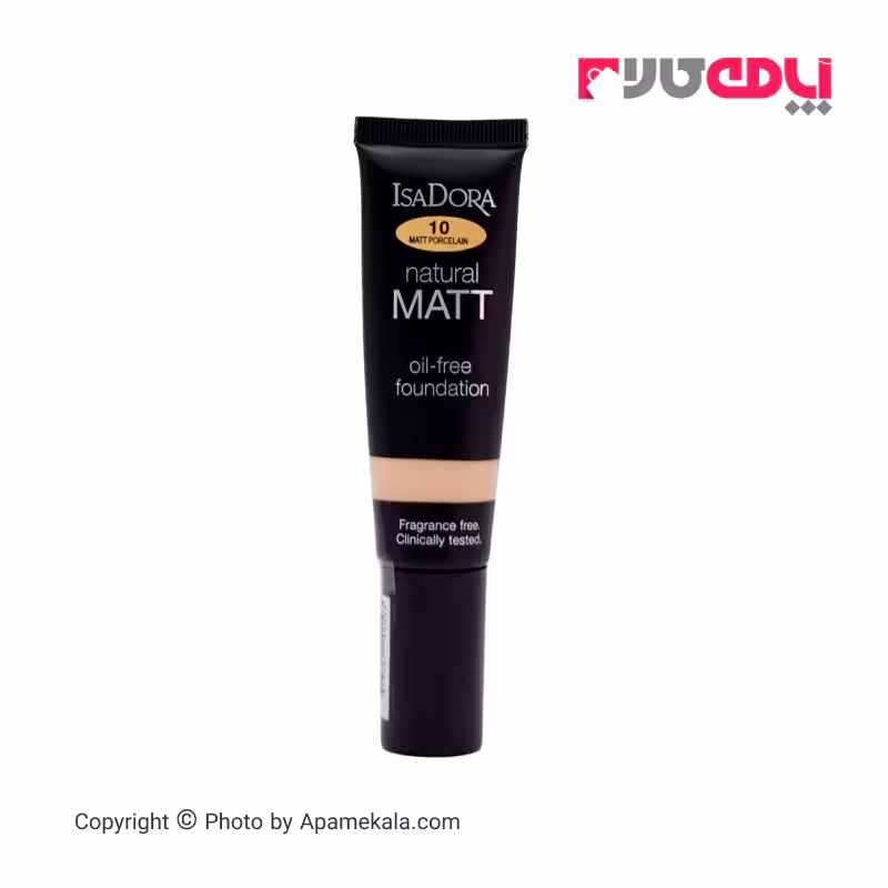 کرم پودر ایزادورا مدل natural matt oil free شماره 10
