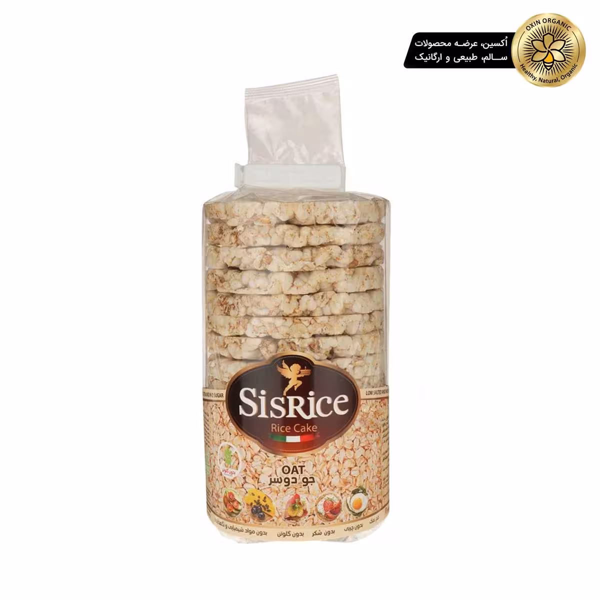 رایس کیک جو دو سر سیس رایسSis Rice oats rice cake
