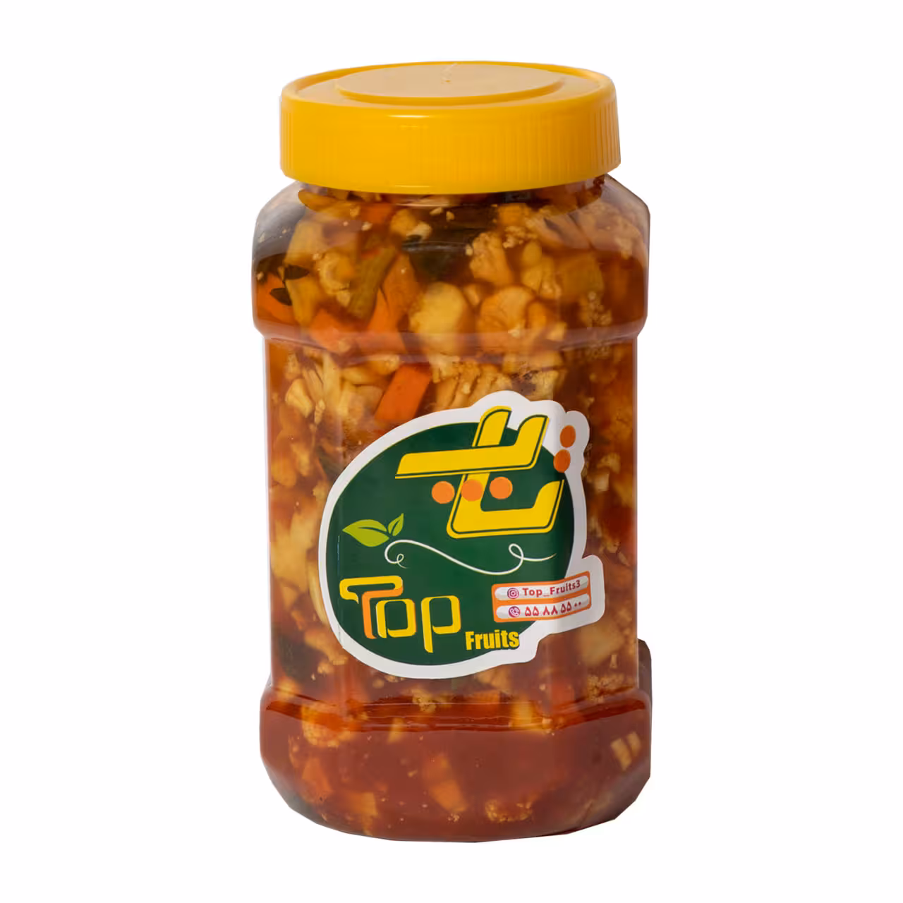 ترشی مخلوط زرد تاپ فروت 1000 گرمی