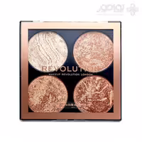 پالت هایلایتر و برنزر 4 رنگ رولوشن مدل DON&#039;T HOLD BACK