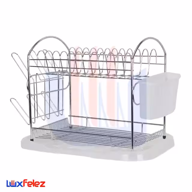 جا ظرفی زرین مدل رز 2 طبقه
