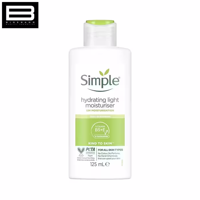 کرم مرطوب کننده لایت سیمپل حجم 125ml