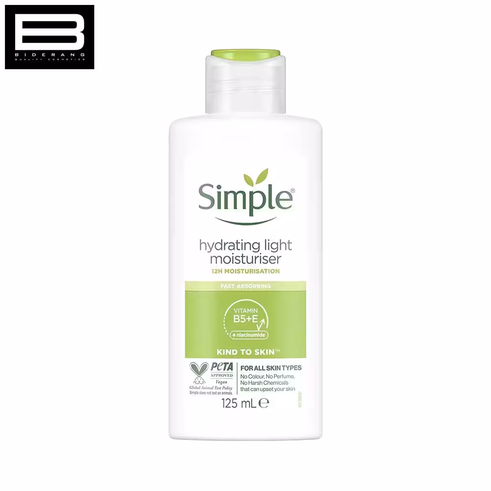 کرم مرطوب کننده لایت سیمپل حجم 125ml