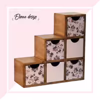 فایل 6کشو پله ایی کد 001