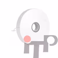 لیبل پارچه ای تایوک 5cm /200m