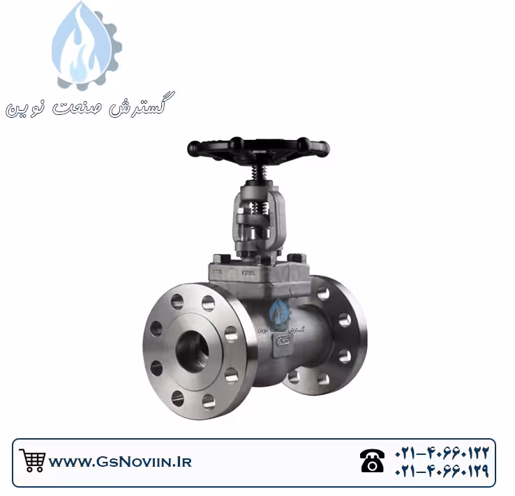 شیر فلکه کشویی &quot;1/4 1 اینچ کلاس 300 فولاد A105 فورج